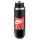 Nike RECHARGE STRAW BOTTLE 24 OZ rvs bidon - zwart/rood