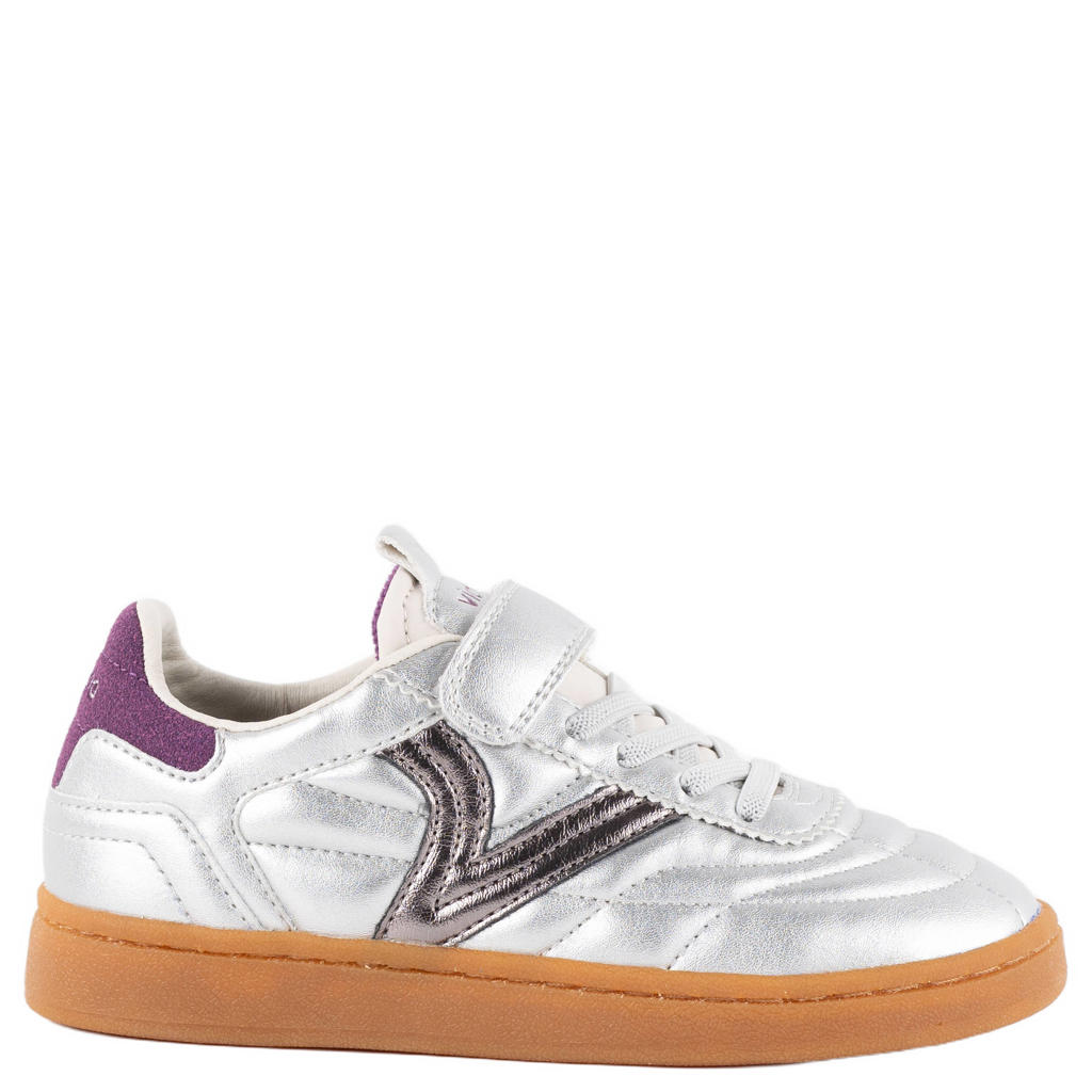 Victoria sneakers - zilver/donkerrood