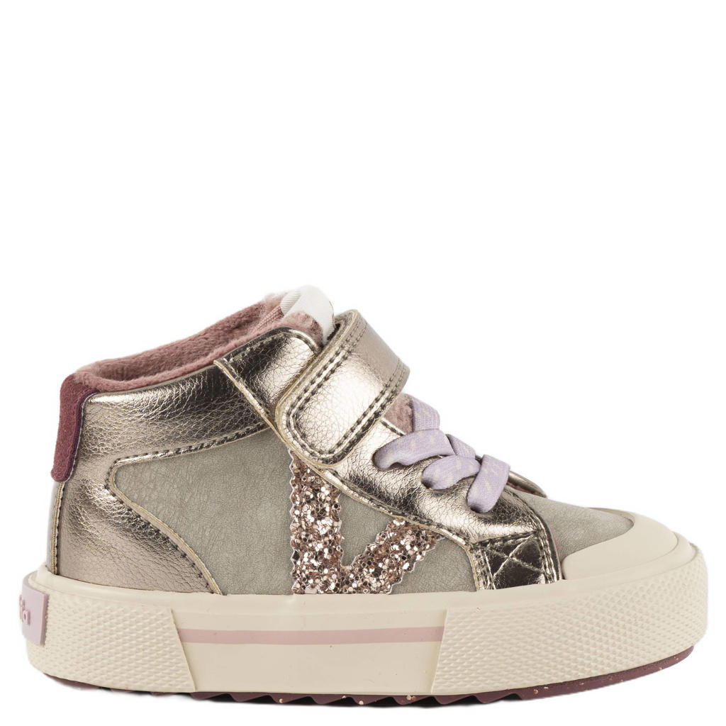Victoria sneakers met glitters - goud