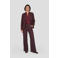 TQ-Amsterdam travelstof straight leg casual broek - donkerpaars