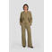 TQ-Amsterdam travelstof straight leg casual broek - groen