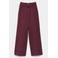 CKS wide leg broek - donkerrood