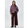 CKS gestreepte blouse met borduursels - donkerrood