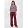 CKS regular fit broek - donkerrood