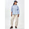CKS gestreepte blouse - lichtblauw