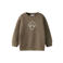 NAME IT MINI sweater met print - bruin