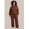 Exxcellent Plus Size straight leg broek - bruin