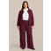 Exxcellent Plus Size bomberjack - donkerrood