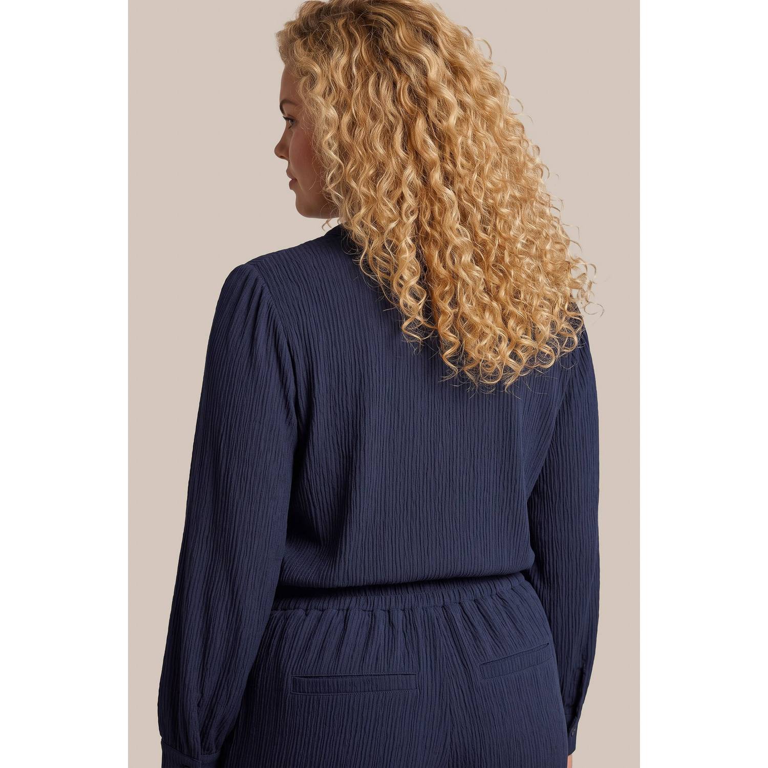 Exxcellent Plus Size top donkerblauw