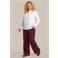 Exxcellent Plus Size blouse met borduursels - offwhite