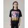 NAME IT KIDS Lilo & Stitch T-shirt met print - zwart