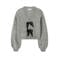 NAME IT KIDS rechtvallend gebreid vest met wol - grijs