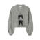 NAME IT KIDS rechtvallend gebreide vest met wol - grijs