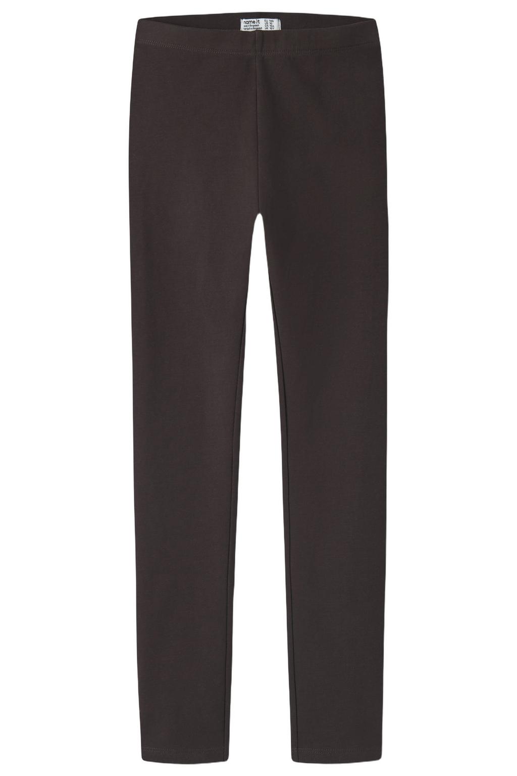 Donkerblauwe meisjes NAME IT KIDS regular fit legging van stretchkatoen met elastische tailleband