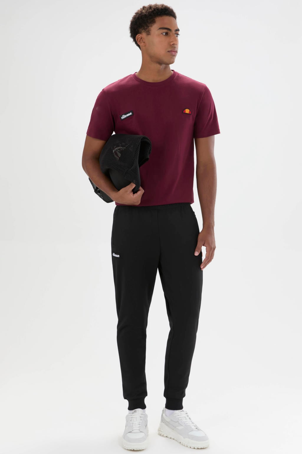 Ellesse regular fit T-shirt - donkerrood