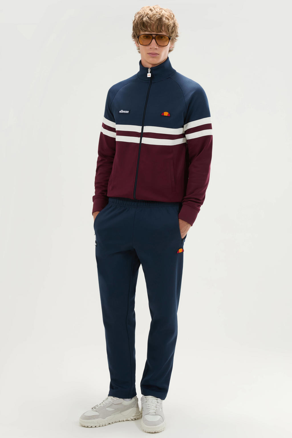 Ellesse sweatvest - donkerrood