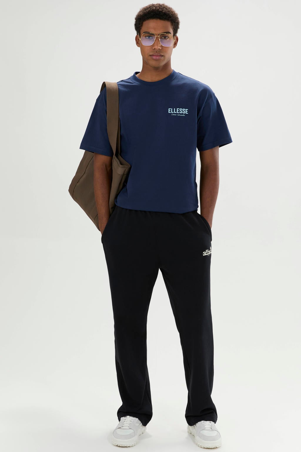 Ellesse T-shirt met backprint - donkerblauw