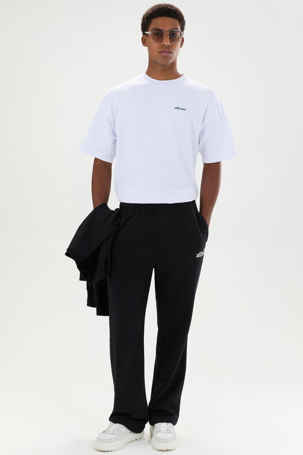 Ellesse regular fit T-shirt met backprint - wit