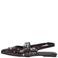 ONLY Onlaura lakleren slingback loafers met studs - bruin