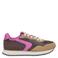 ONLY Onlbrenna imitatieleren sneakers - bruin/roze