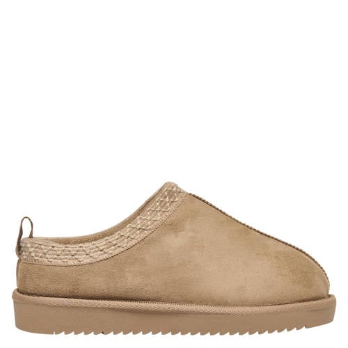 ONLY stella teddy lined suèdelook clogs cognac
