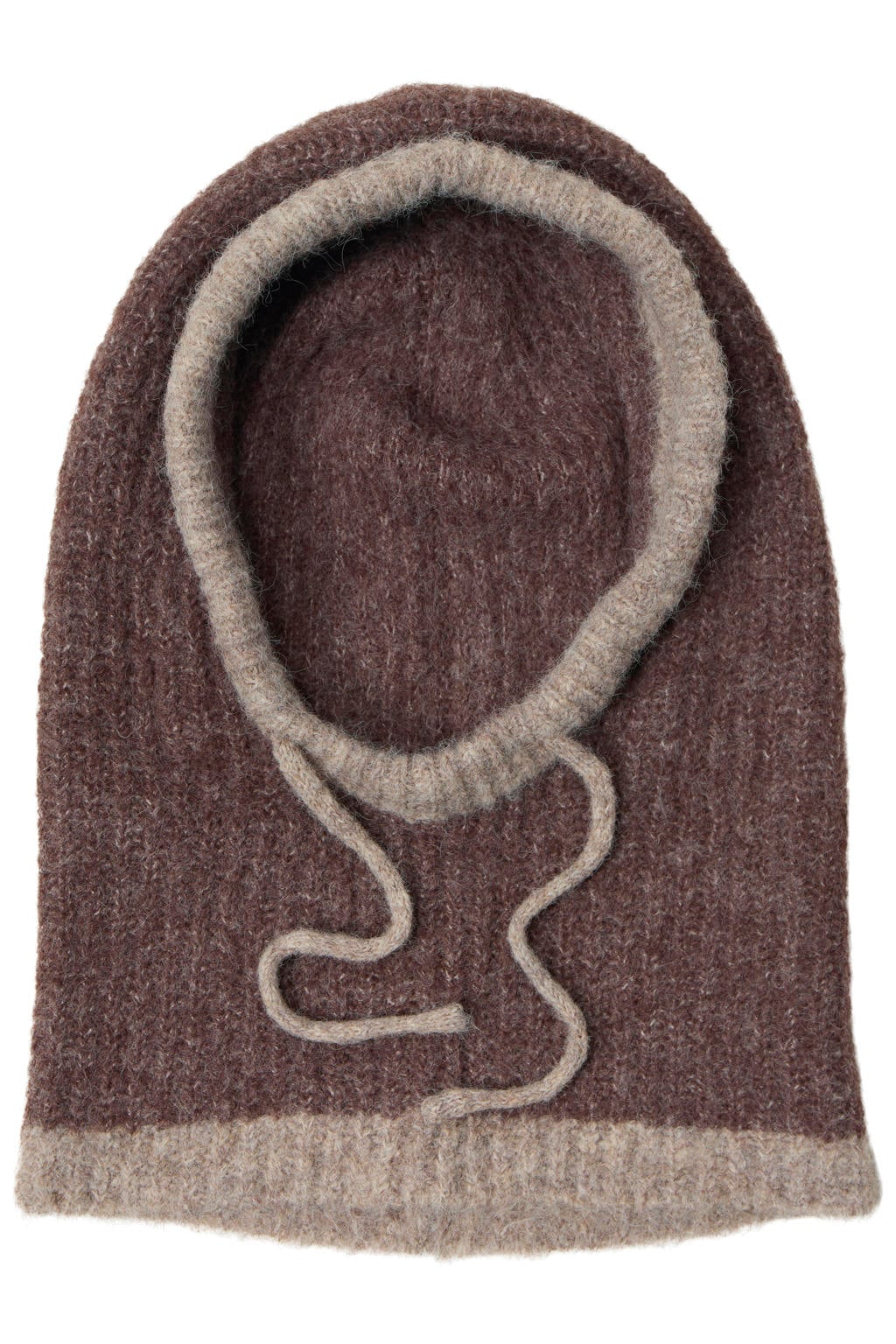 OBJECT balaclava OBJMILU bruin/beige