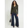 ICHI jersey getailleerde blazer - donkergroen