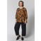 Gozzip top met print - oranje/zwart