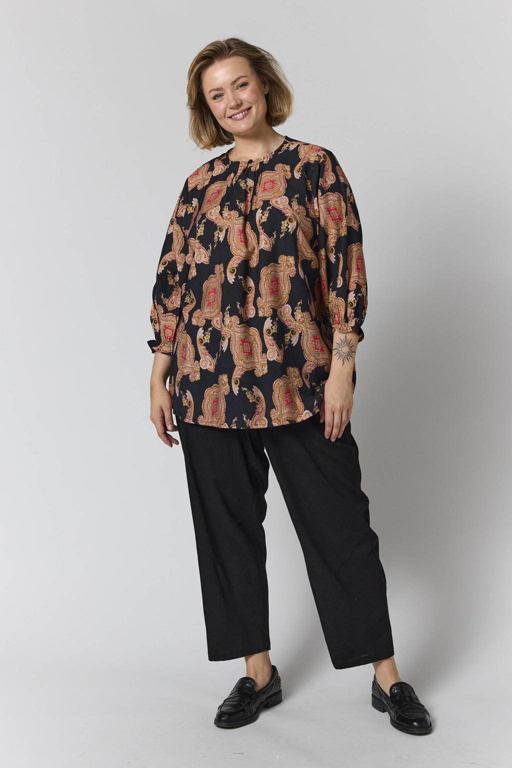 Gozzip blouse met print - meerkleurig