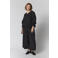 Gozzip Plus Size blouse met smockwerk - zwart/wit