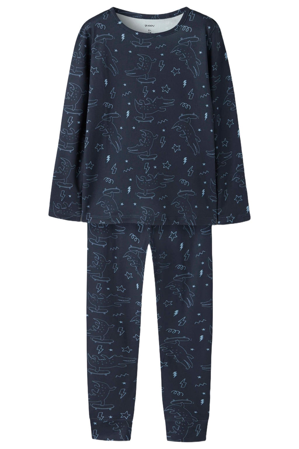 GUPPY MINI pyjama met print - donkerblauw