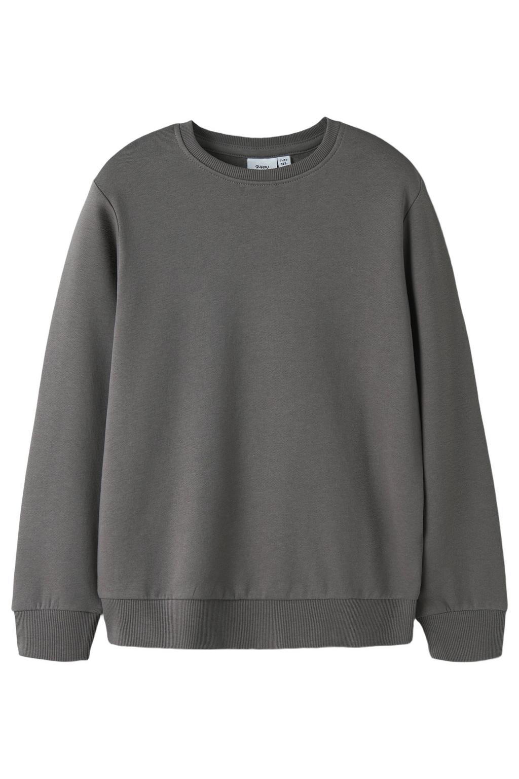 GUPPY MINI sweater met backprint - grijs