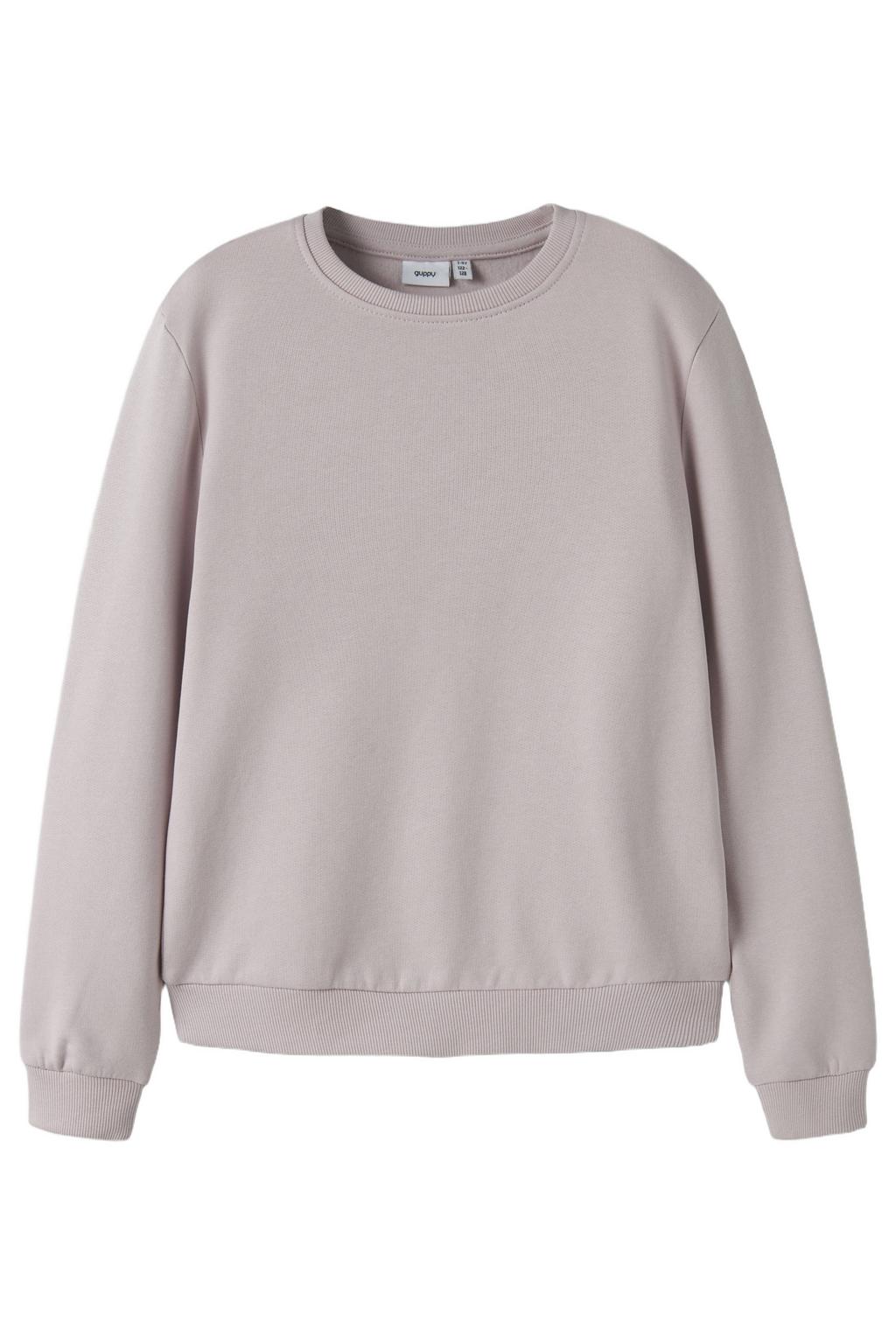 GUPPY MINI sweater met backprint - lila