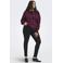 ONLY CARMAKOMA rechtvallende trui met cut-out Plus Size - donkerrood