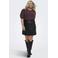 ONLY CARMAKOMA regular fit gebreide trui Plus Size - donkerrood