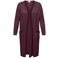 ONLY CARMAKOMA aansluitend gebreid vest Plus Size - aubergine
