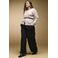 ONLY CARMAKOMA wide leg casual broek - zwart