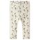 LIL' ATELIER BABY gebloemde legging - ecru