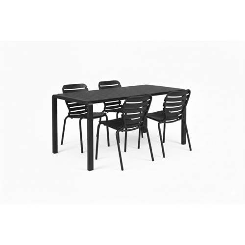 Zuiver diningset Vondel zwart
