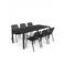 Zuiver diningset Vondel zwart