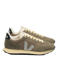 Veja Rio Branco II suède sneakers met logo - groen/grijs