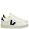 Veja V-10 leren sneakers - wit/zwart