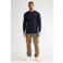 Petrol Industries regular fit gebreide trui - marineblauw
