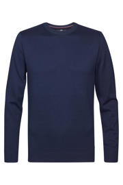 thumbnail: Petrol Industries regular fit gebreide trui - marineblauw