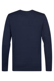 thumbnail: Petrol Industries regular fit gebreide trui - marineblauw