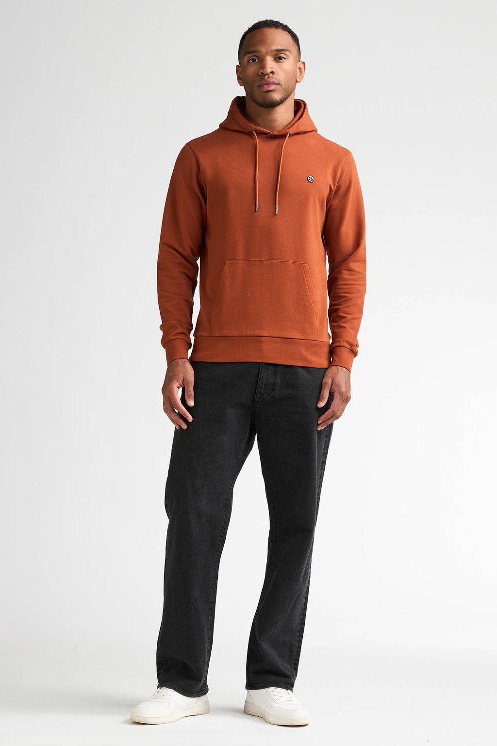 Petrol Industries regular fit hoodie - donker oranje