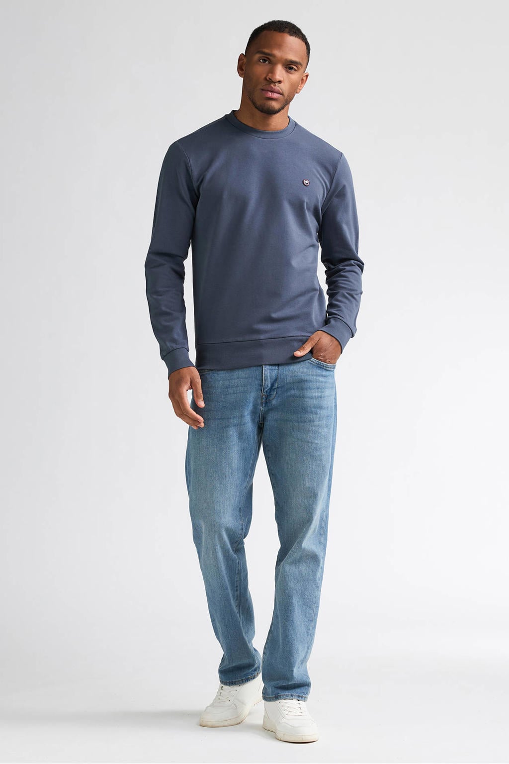 Petrol Industries regular fit sweater - blauw