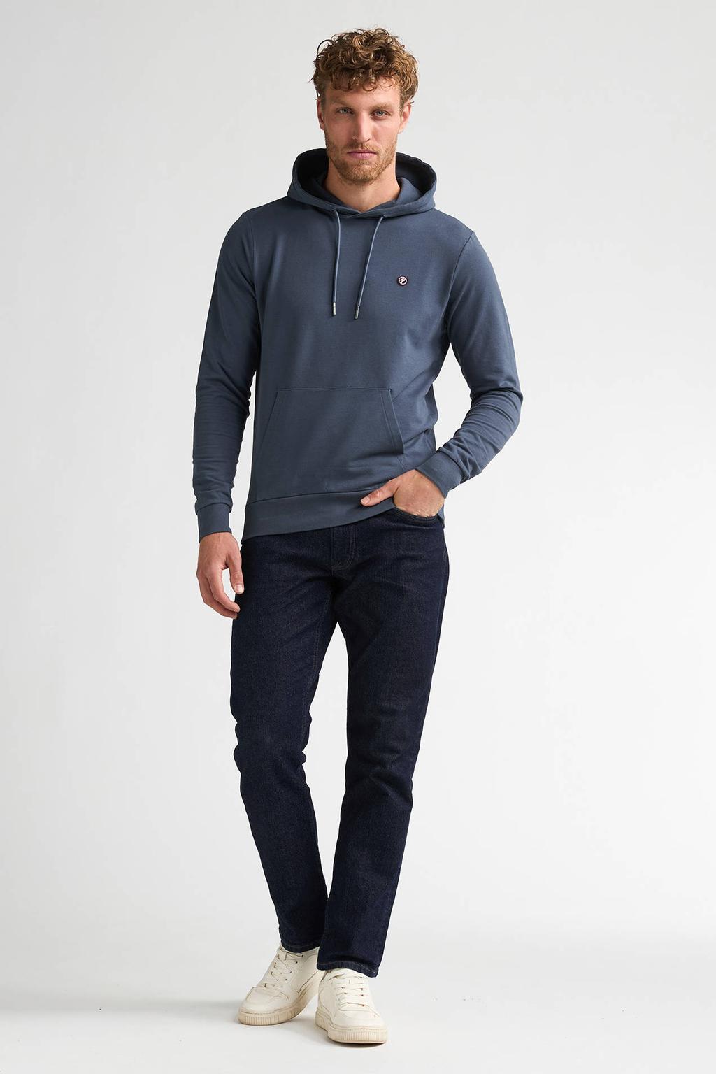 Petrol Industries regular fit hoodie - stormblauw