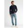 Petrol Industries regular fit gebreide trui - donkerblauw