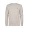 Petrol Industries regular fit gemêleerde sweater - lichtgrijs